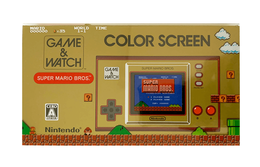 ゲーム&ウォッチ スーパーマリオブラザーズ外箱表面