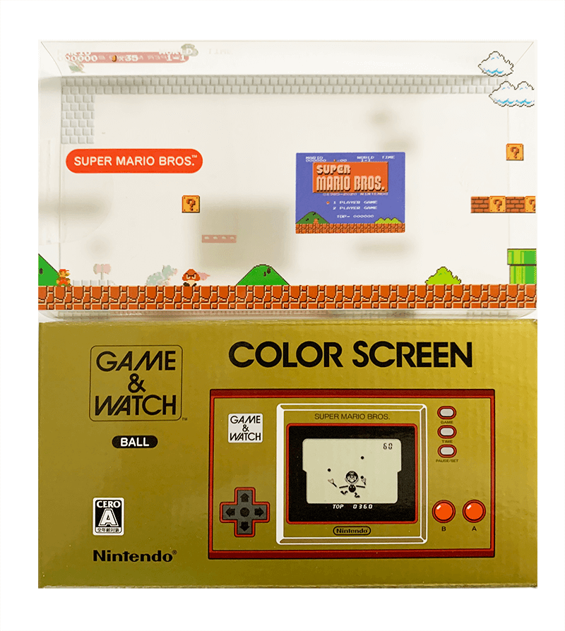 ゲーム&ウォッチ スーパーマリオブラザーズ外箱