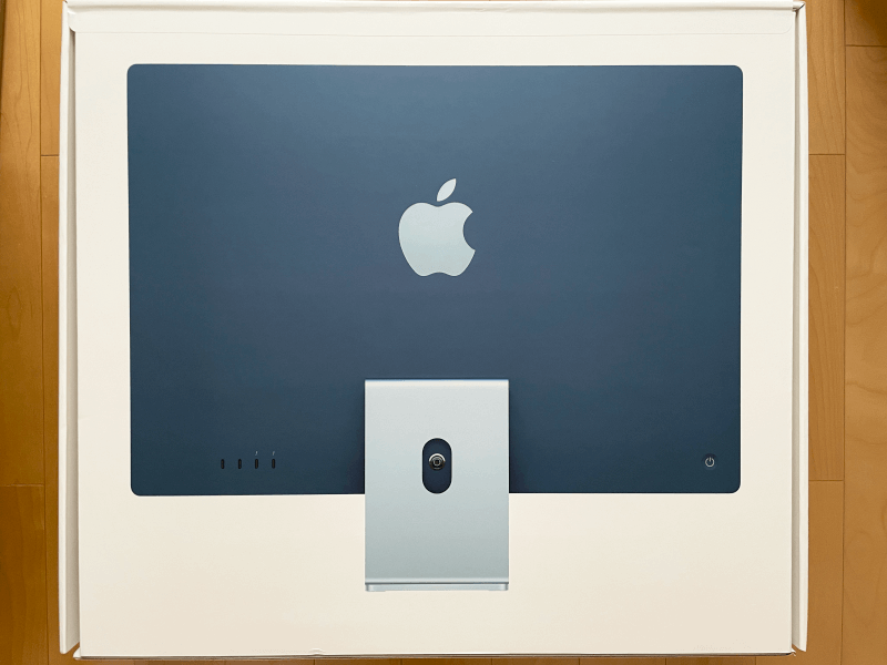 iMac2021（M1チップ）外箱裏
