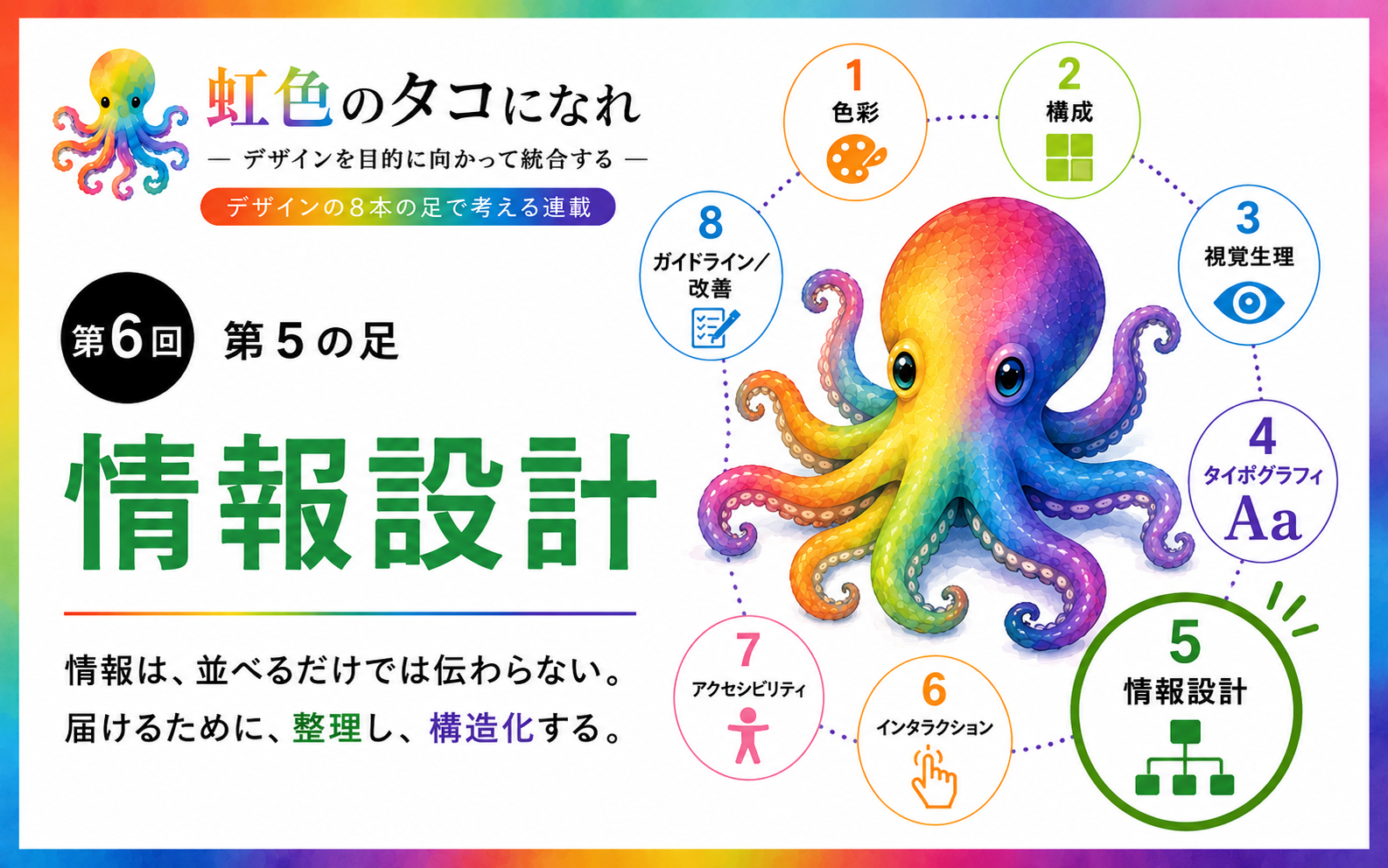 【第6回】第5の足：情報設計